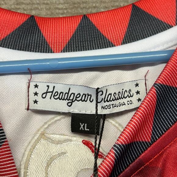 Thundercats Basketball Jersey Men's XL Red Lightning Headgear Classics NEW - Picture 8 of 13